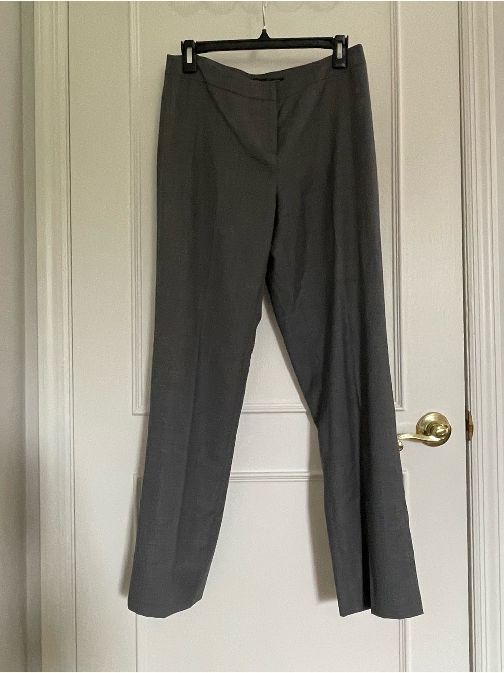Lafayette 148 Women's Straight-Leg Dress Pants in Charcoal